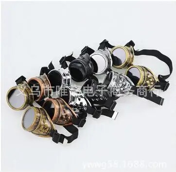 

cosplay Unisex Gothic Vintage Victorian Style Steampunk Goggles Welding Punk Gothic Glasses