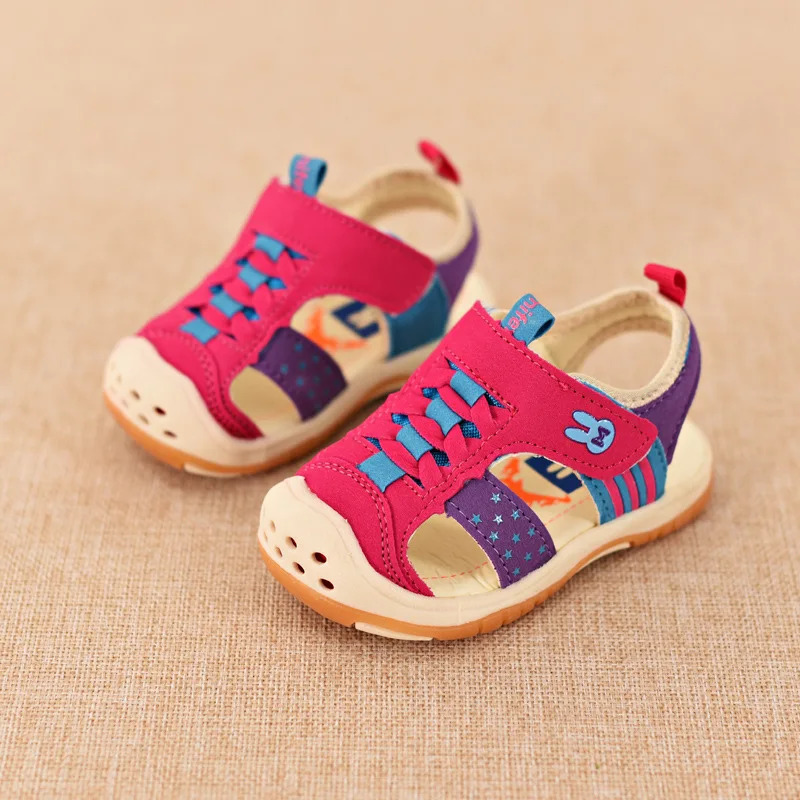 Baby Girls Boys Sandals Soft Rubber Sole Anti slip Todder Summer Shoes For Infant 2016 Kids