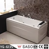 Hot sale ivory acrylic bathtub for dubai ,indoor whirlpool bathtub one person hot tubs