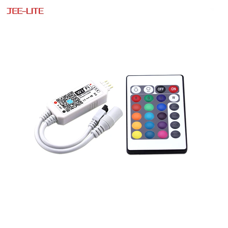 Google Assistant Magic Home DC12v 24v MINI RGB RGBW WIFI IR RF Control WIFI LED Controller For RGB RGBW LED Strips Light