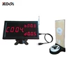 Waiter Table Buzzer Calling System K-H4-Wblack Wotk With K-4-C-USB Display Screen Show Numbers In Computer And K-SP Menu Holder