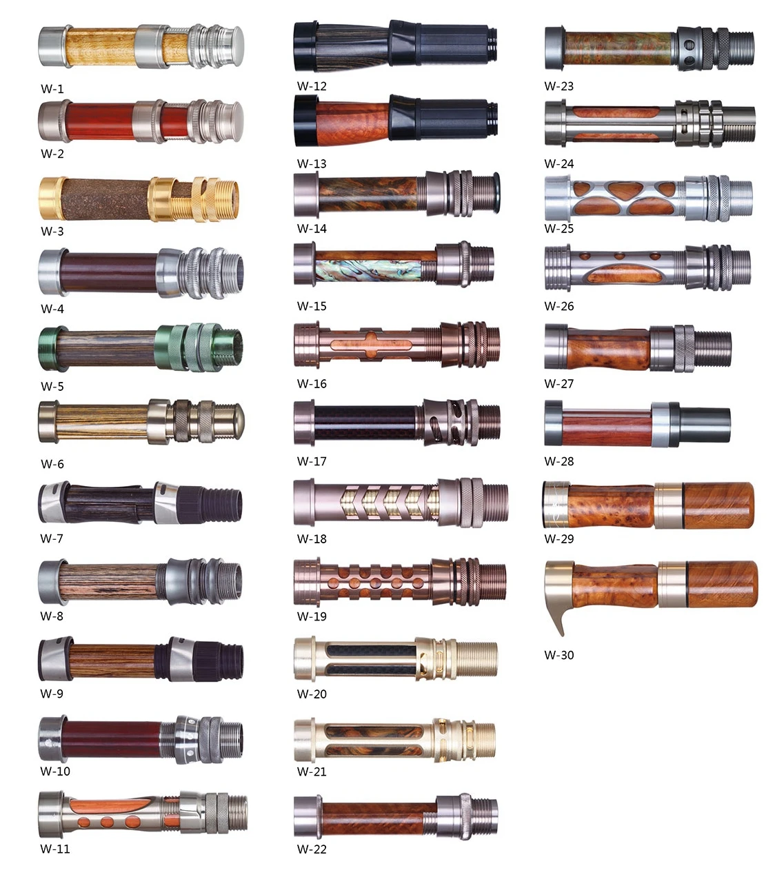 Takedo Custom Precision Fly Reel Seat With Wood Fishing Rod Building