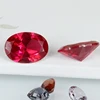 Price of synthetic 5# red Oval cut Ruby stone from China Provence Gems Co