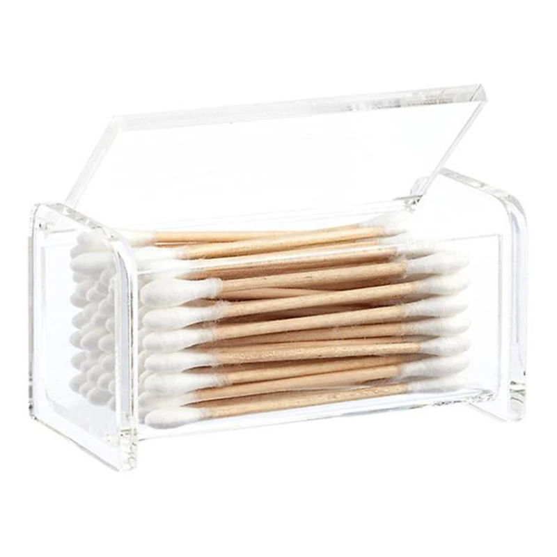 Clear Acrylic Cotton Bud Holder,Cotton Swab Storage Box Buy Acrylic