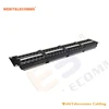 Metal Shell Material+RJ45 Modulars, 19'' 2U 48 Ports UTP Cat6 Patch Panel