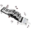 iWord new 61 keys hand roll keyboard musical instrument roll up piano with mic phone function