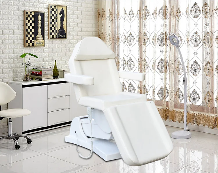whole sales electric facial grooming bed with 3 or 4 motors electric treatment chair