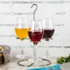 Franmara Stainless Steel 3 Glass Wine Flight Beer Holder Glass Case