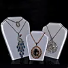 Customized acrylic long chain jewelry set bridal jewelry sets