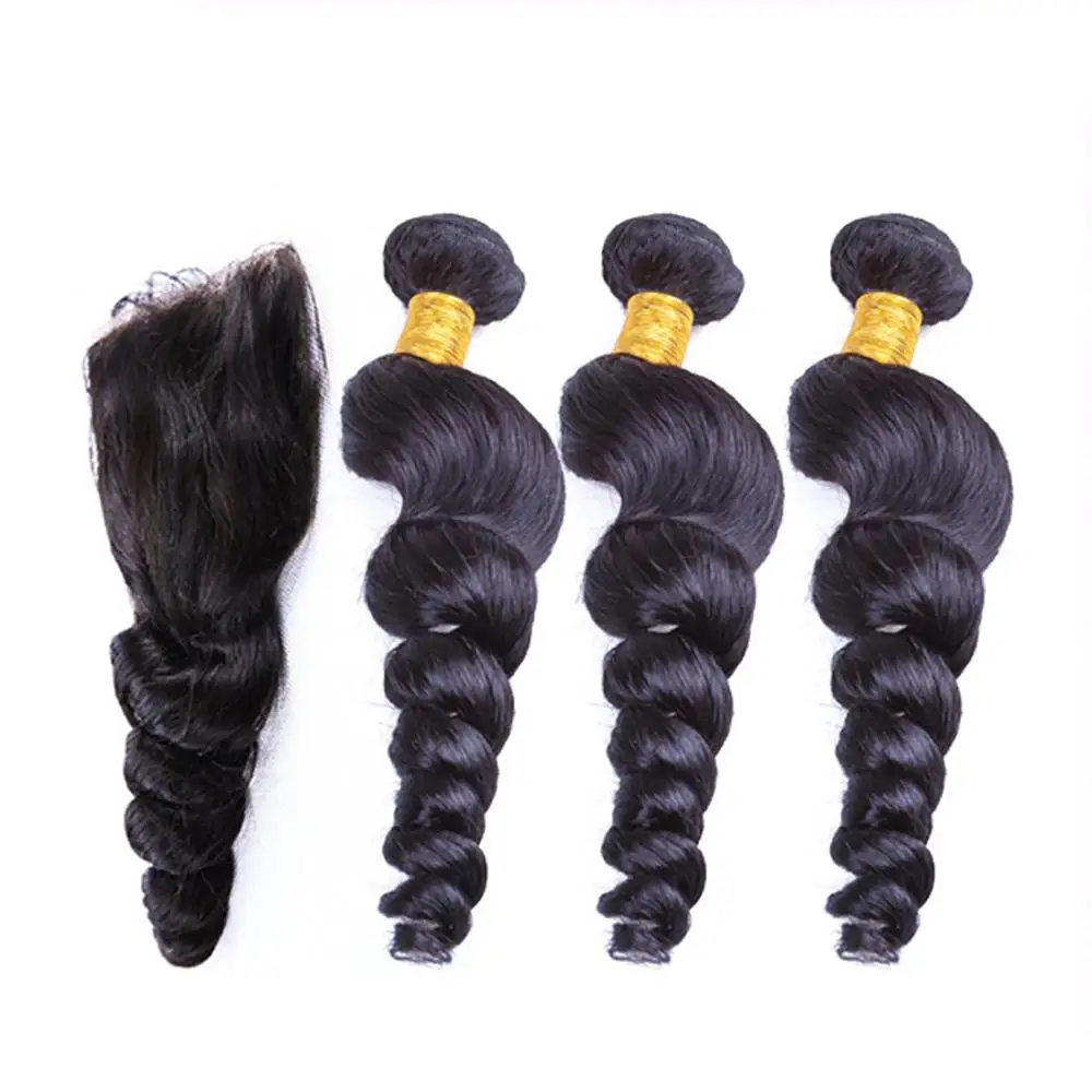 

Prestige Quality Guarantee 10A Grade Peruvian Human Hair, Best Loose Wave Virgin Cuticle Aligned Free Sample Hair Bundles, Natural color;other colors are available