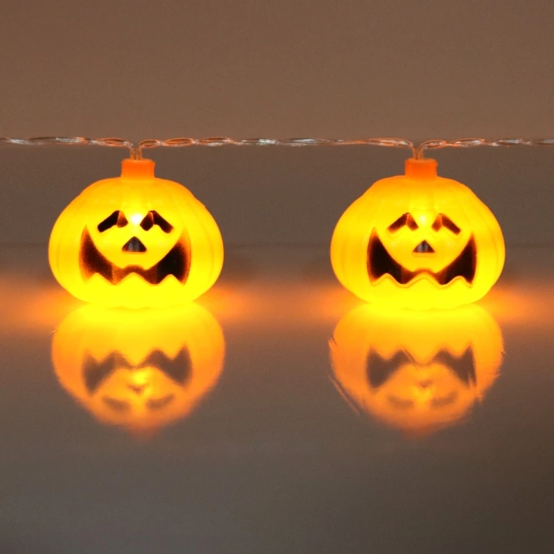 

LED Hal LED Halloween Pumpkin Lantern String Lights Battery Operated Halloween 3D Pumpkin Lights Indoor Outdoor Home Decoration