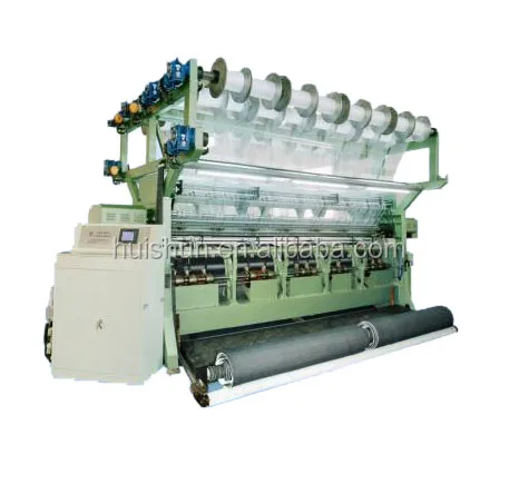 Double Needle Bed Raschel Blanket Knitting Machine For Spacer Fabrics and Carpet