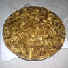 High Quality Semi Precious Stone Gold Yellow Tiger Eye high-end furniture countertops table tops vanity tops