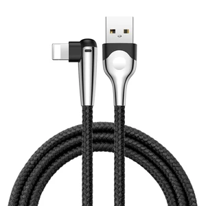 Baseus 2.4A Zinc Alloy 90 Degree Gaming USB Cable iPhone