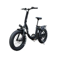 

20'' folding e bike fat tire folding electric bike 48v 500w high speed electric folding bike