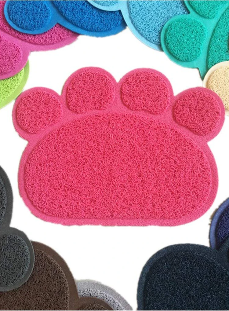 Online Shop Pet Supplies Ecofriendly Bone Paw Shaped Pvc Foldable Non