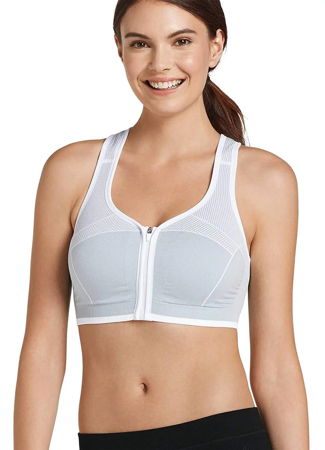 zip front sports bra uk