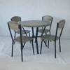 BEST choice 5 piece modern wooden dining table set