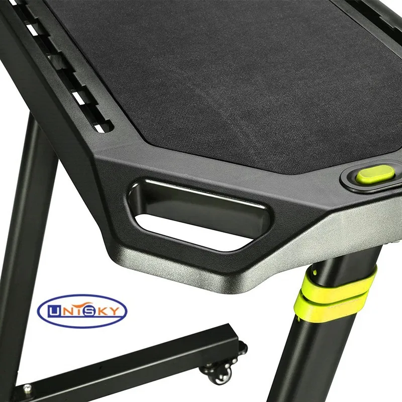 Height Adjustable Turbo Cycle Trainer Table Desk With Wheels For Ipad