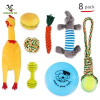 

2020 New Design Dog Chew Toy Set 7 PACK 8 PACK 10 PACK Dog Toy PACK Best Gift For Dog