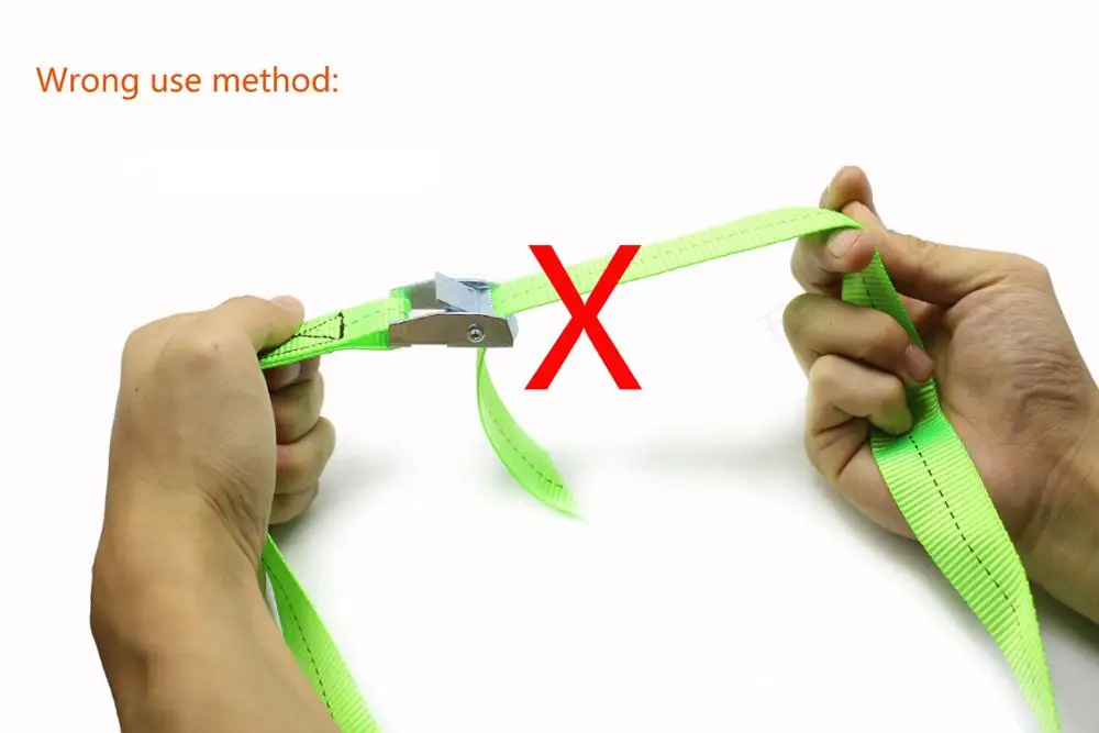 cam buckle tie down strap