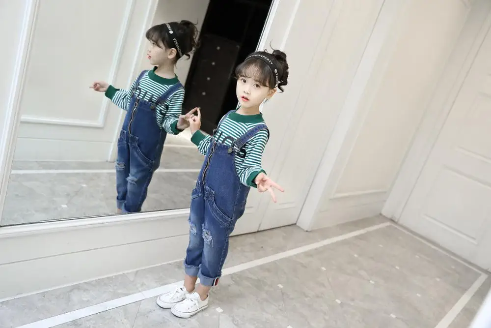 2018 Newest Design 100% Organic Cotton Yiwu Girls Stripe Long Sleeve T ...