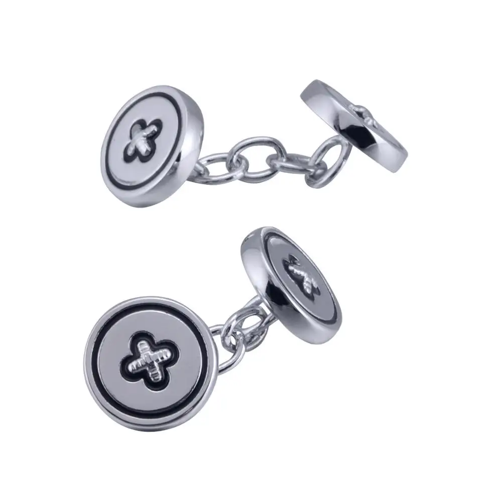 

Chain cuff links cufflinks button cover cufflinks