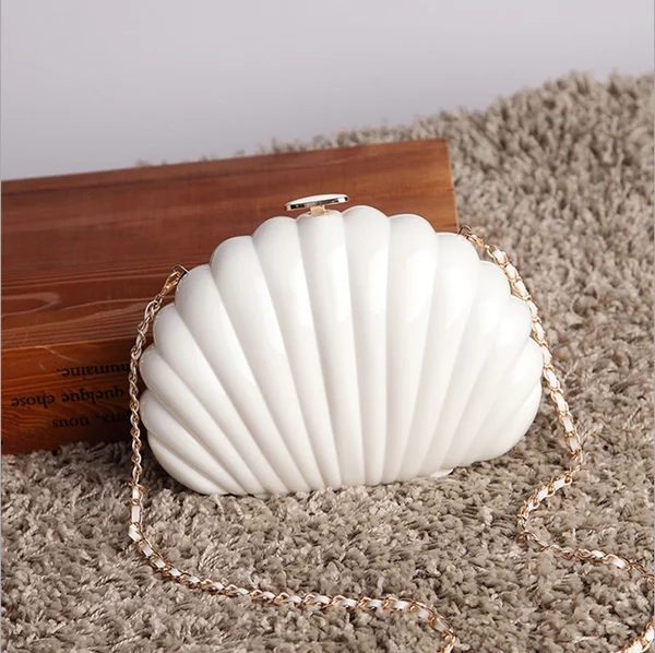 

fashion popular solid color shoulder bag high quality shell sling bag wedding parties wholesale price clutch bag evening purse