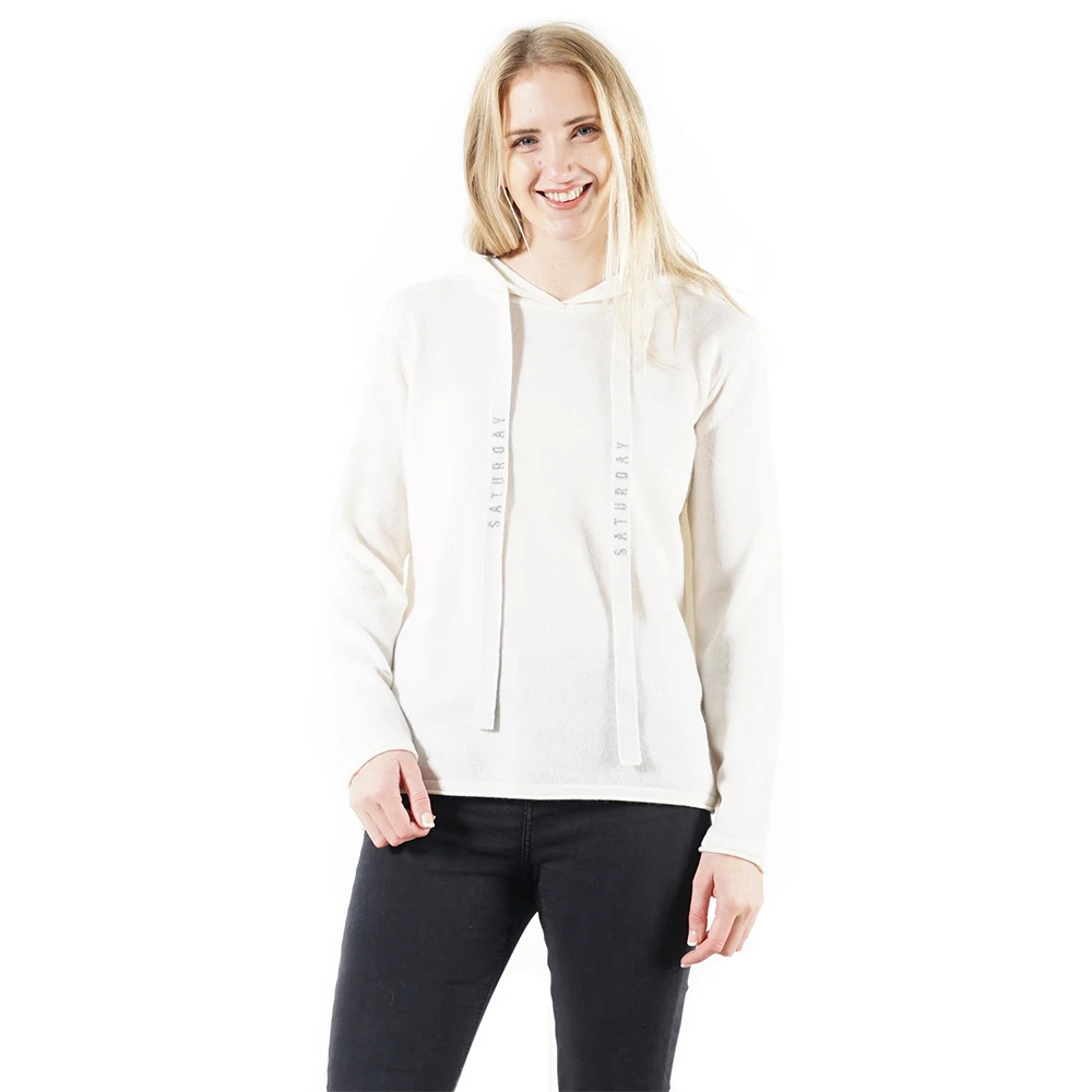 

95%wool 5%cashmere factory stock hooded belt casual pullover knit wear, Any color is available/color as photo for samplings
