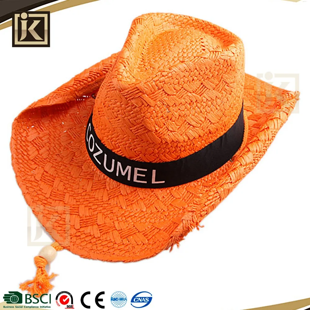 Jakijayi Brand Tops Summer Paper Hat Made Roll Brim Cusotm Mexican