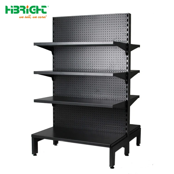 Perforated Grocery Store Shelf Shop Retail Display Stand Punch Hole