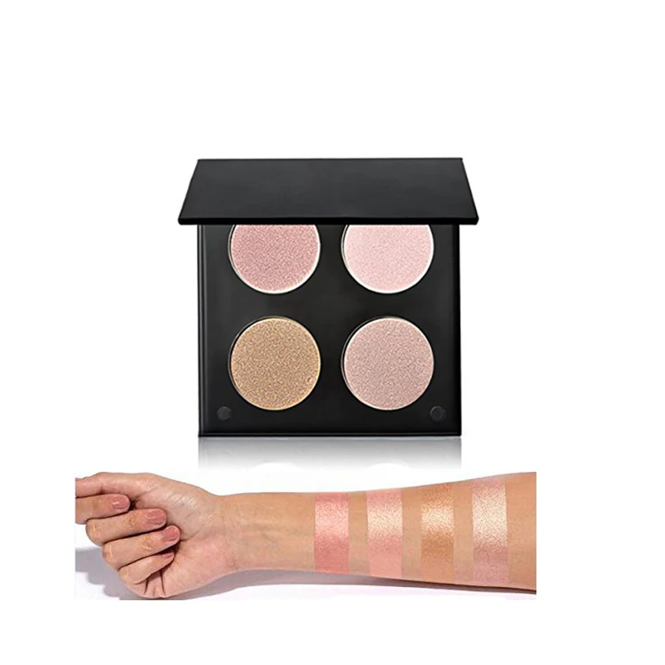 

Private label highlighter palette cruelty free makeup contour, Multi-colored