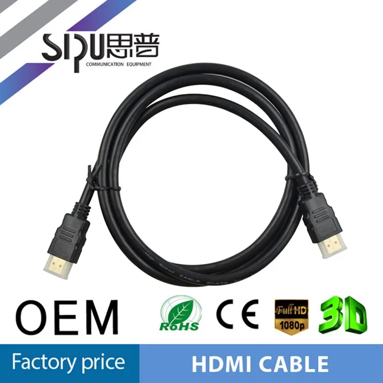 SIPU high speed 1.4v hdmi to hdmi cable wholesale computer video cables best 1m tv cable hdmi price
