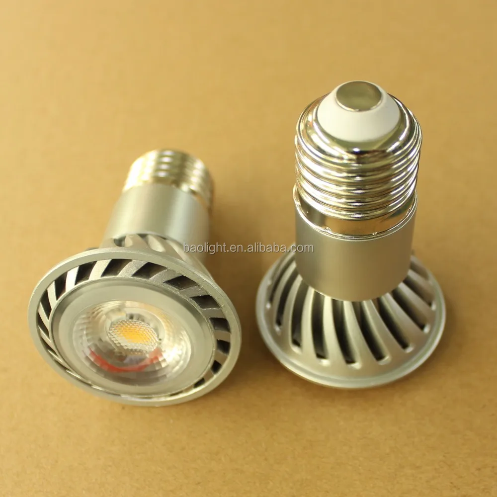 E27 led spotlight JDR MR16 GU10 COB spots bulb light 5W 400lm AC85-265V ADC12V