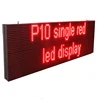 acrylic led sign board p10 outdoor single color led board