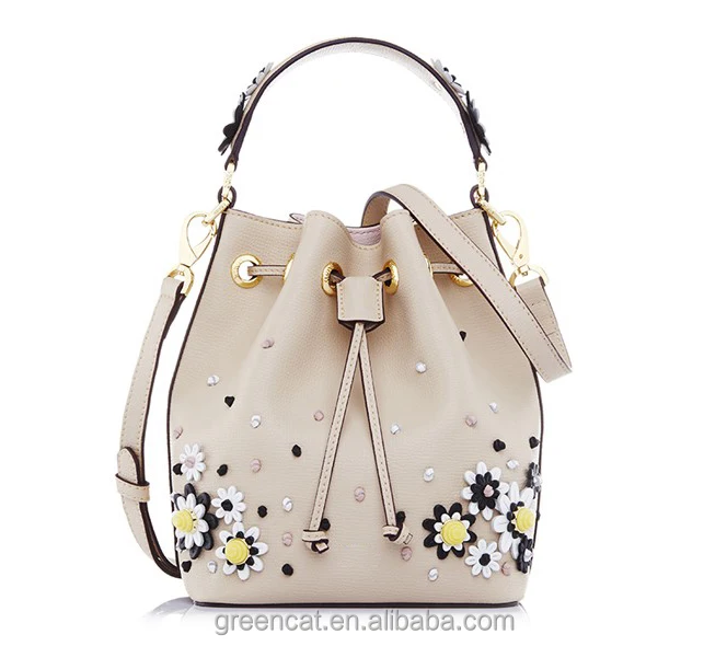 Designer Inspired Drawstring Bonia Bead Flower Bucket Las On Designer Inspired Drawstring Bonia Bead Flower Bucket Las On Front Of Handbags Co Fl Bags I200021 Bag Flora With