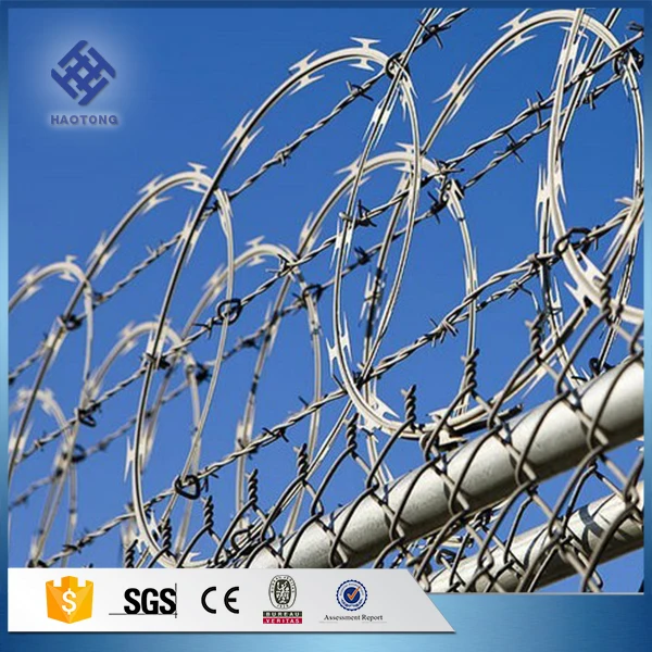 
Wholesale Concertina Razor Barbed Wire Price/Hot Dipped Galvanized Razor Wire 