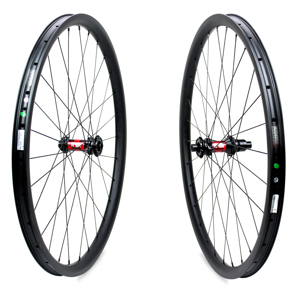 29er Mountain Bike Carbon Wheelset Flyweight 35mm Width 25mm Depth