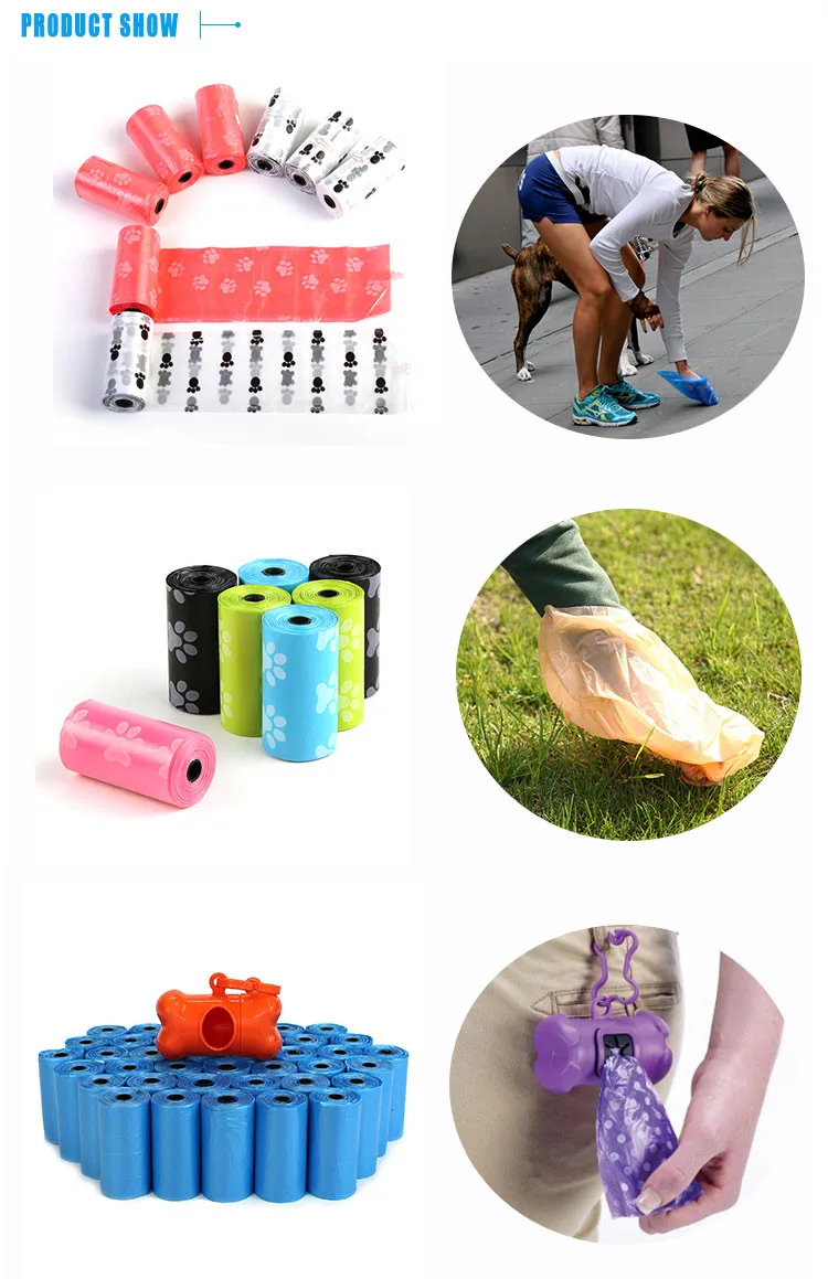 Custom Biodegradable Plastic Dog Poop Bag Dog Waste Bag Dog Shit Bag