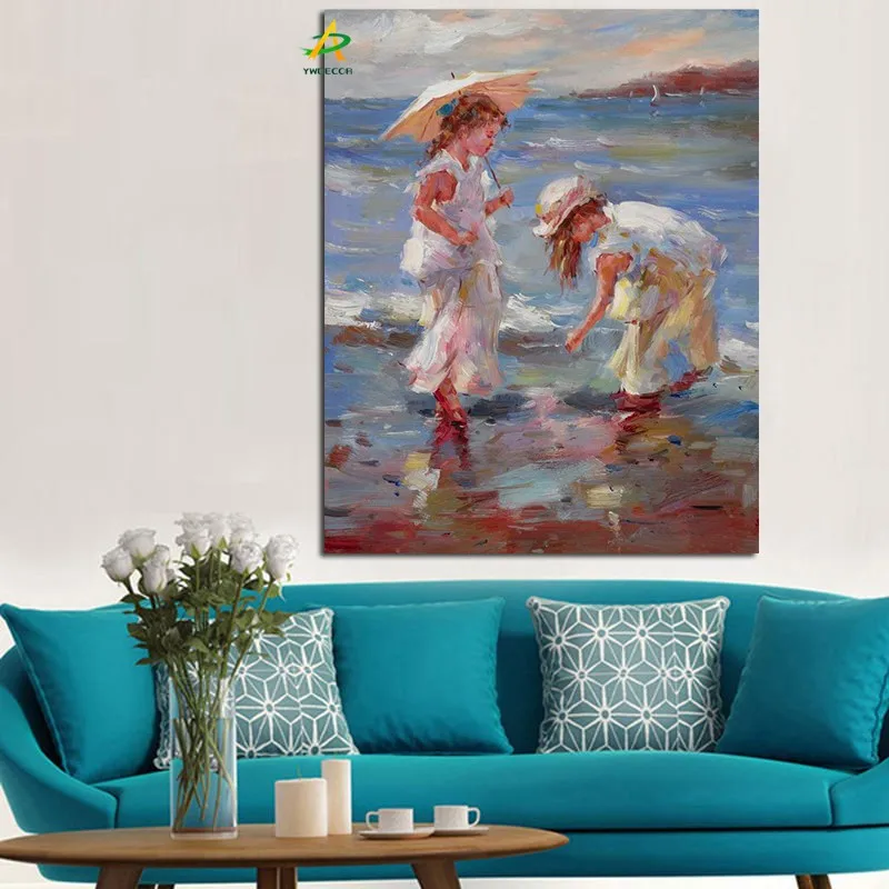 Get Wallpaper Platja personalitzada art de la paret de la lona HD