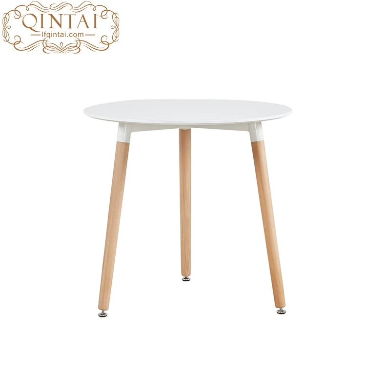 Venta al por mayor mesa redonda de comedor de madera plegable-Compre