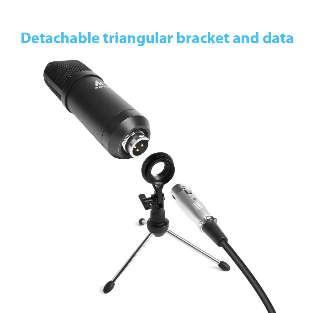 Maono Professional Metal Studio Condenser Microphone For Recording Buy Xlr Condenser Studio