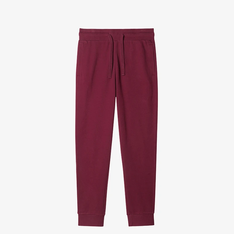 dark red sweatpants