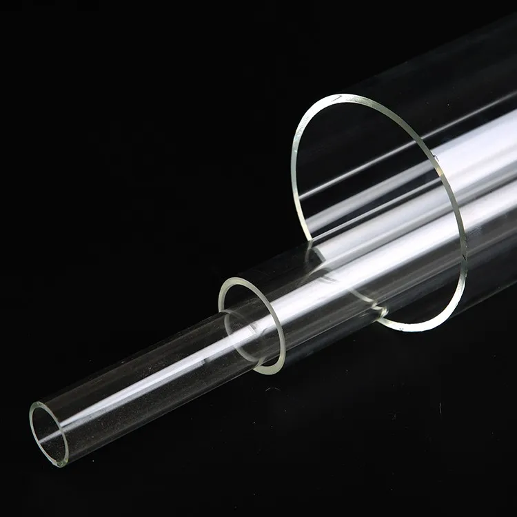 Customizable Clear High Temperature Quartz Tube Furnace Quartz Silica