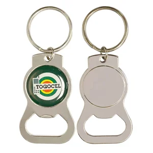 Image of Bulk Wholesale Cheap Multi Blank Metal Can Custom Logo Keyring Key Ring Chain Wine Beer Bottle Opener Keychain