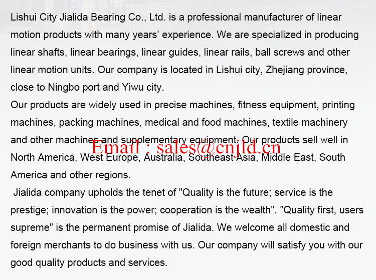 Professional Manufacturer High Quality WCS20 linear shaft 20mm Accessories