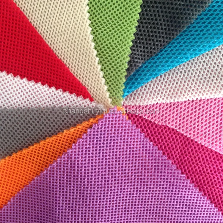 
3d air mesh fabric polyester spacer mesh for mesh fabric for chair bag sports shoes 