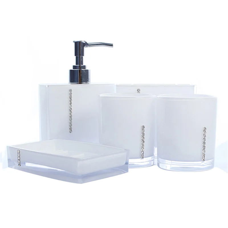 

Set soap dispenser Toothbrush 5-piece bathroom bath toilet accessories