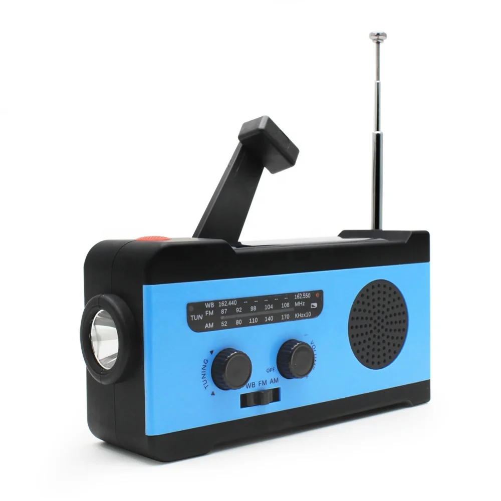 

portable mini emergency usb weather am fm solar radio with crank dynamo & LED flashlight, N/a