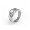 Fashion women's custom printed stainless steel wedding diamond drill bit ring segment